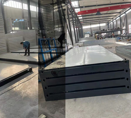 PVC Sliding Window Galvanized Steel Frame Prefab Container Homes