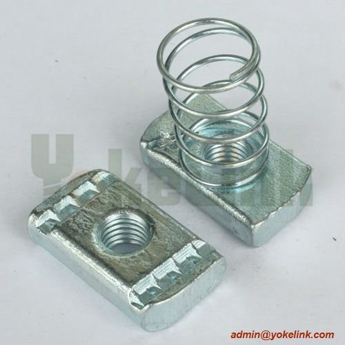 High Quality Metal M8 Long Spring Channel Nut For channel framing