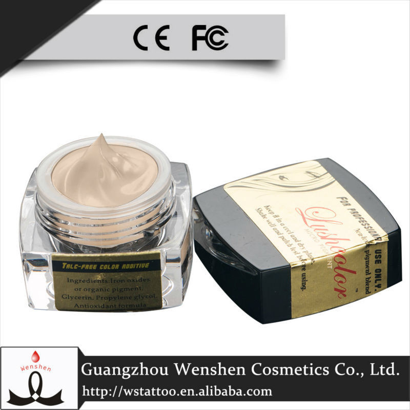 14 Colors Available Eyebrow Tattoo Pigment , Microblading Pigment Oily Paste