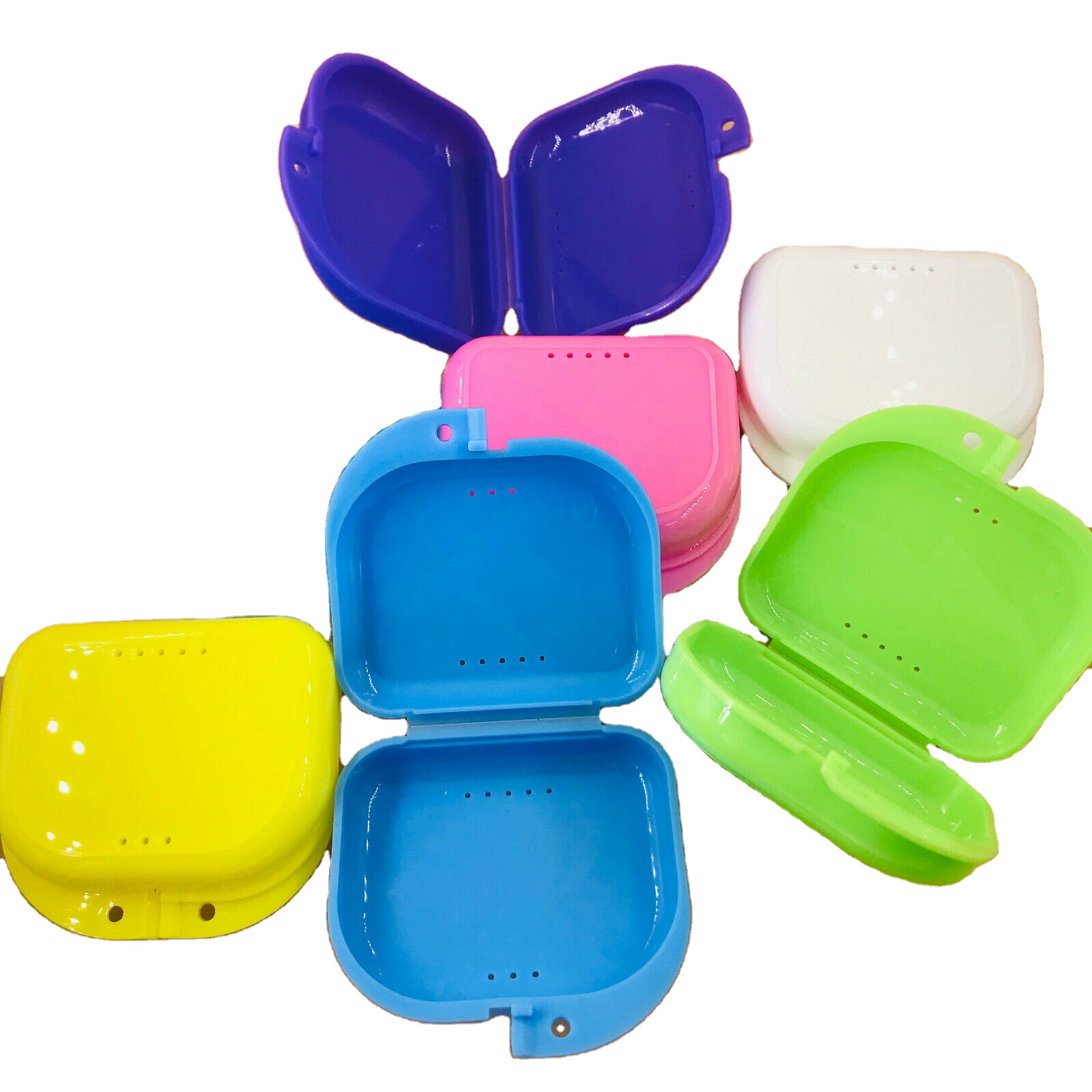 ISO 9001 2008 Certified Green Orthodontic Instrument Membrane Tooth Box For Dental Lab