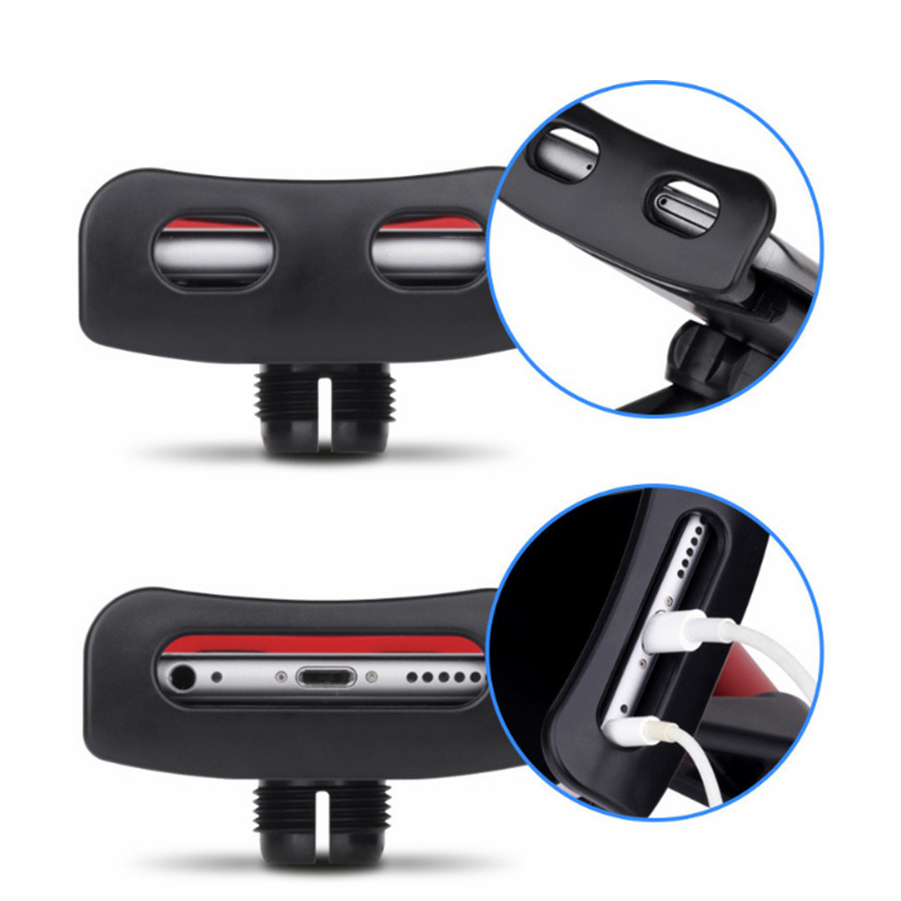 Tablet Adjustable Car Backseat Phone Holder ABS Mounted For IPhone 13 Max Ipad PC