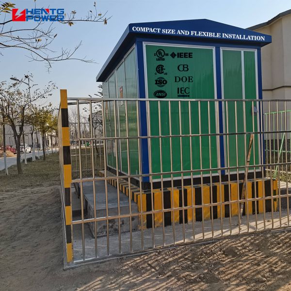 Quality 3 Phase Compact Substation Transformer Step Down Voltage Transformer Tamper Proof for sale