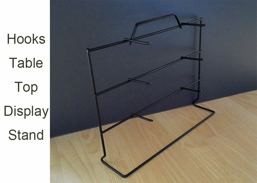  Welded Wire Display Rack For Table Tops , One Side Wire Table Top Display Stands Manufactures