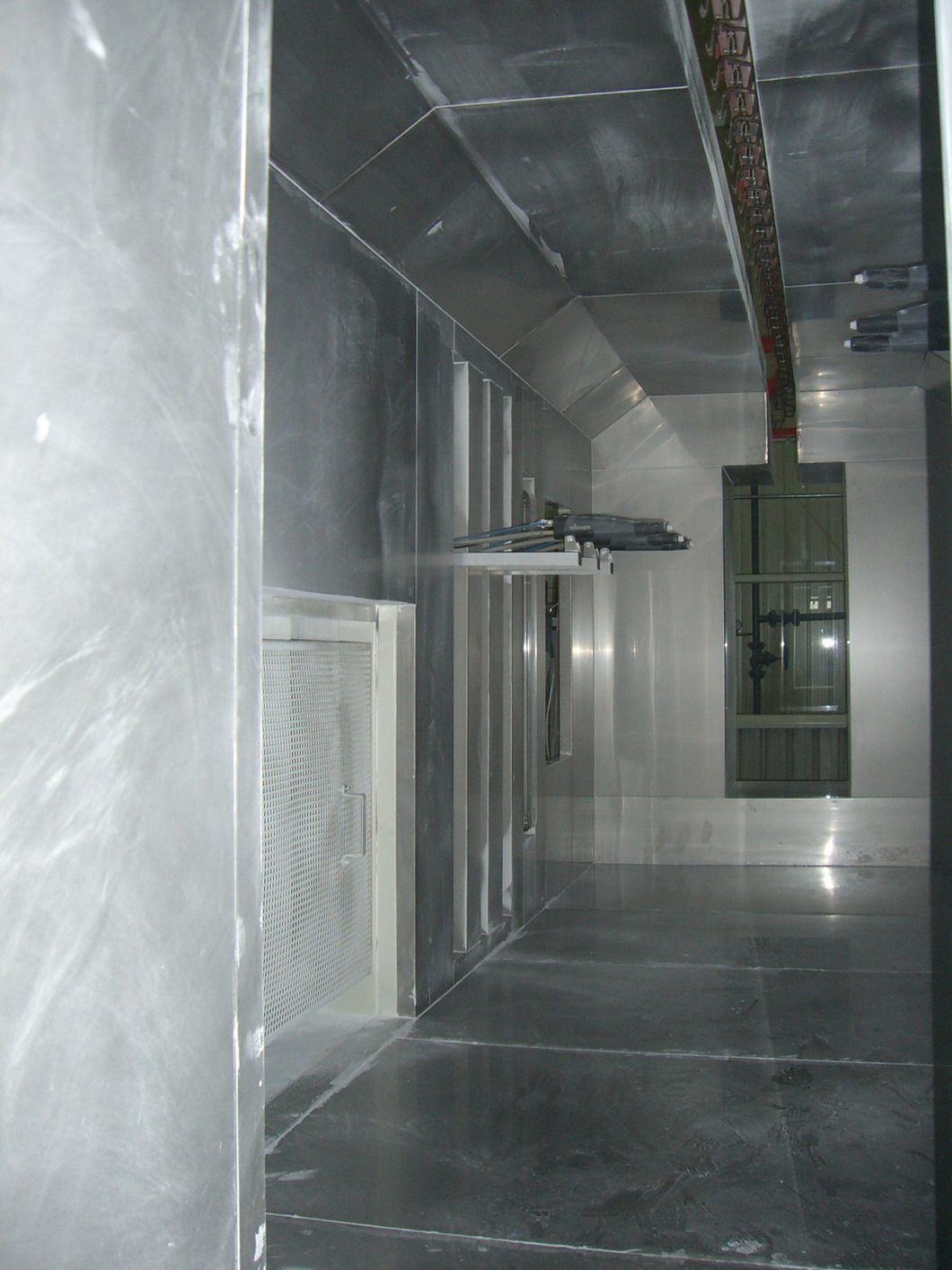 Professional Powder Coating Line with Stainless Steel Spray Booth for Auto Parts