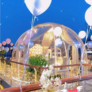 China Luxury Transparent Bubble Tent UV Protection ISO Party Dome Tent on sale