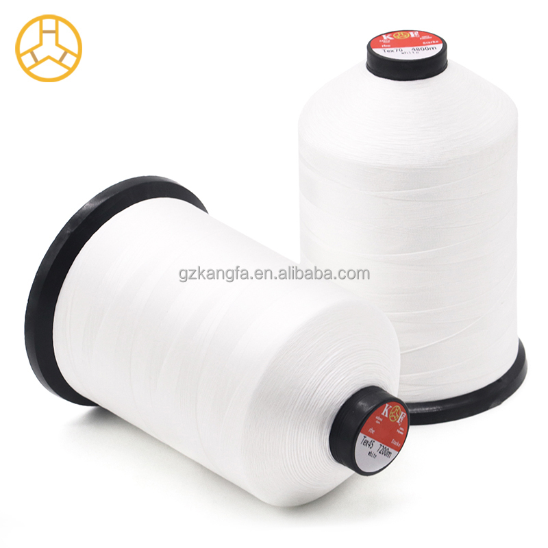 High Tenacity 6000m Cone Cream Nylbond Tkt-40 Strong Bonded Thread for Upholstery Trade