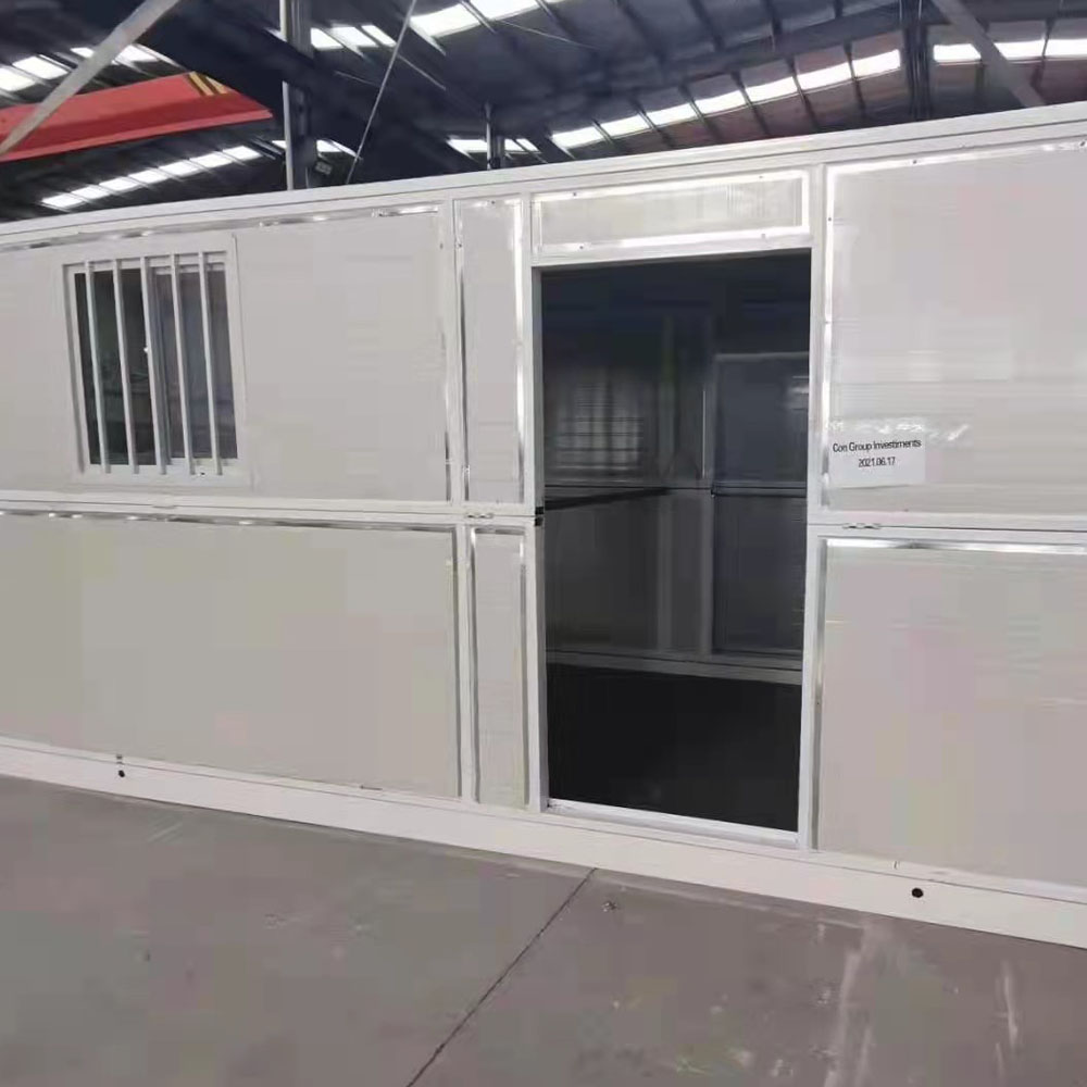 Galvanized Light Steel Frame 20ft Expandable Modular Homes With PVC Sliding Window