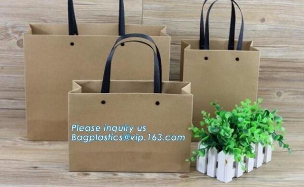 Matt Laminated Customized Luxury Retail Shopping Packaging hotstamping Logo Gold