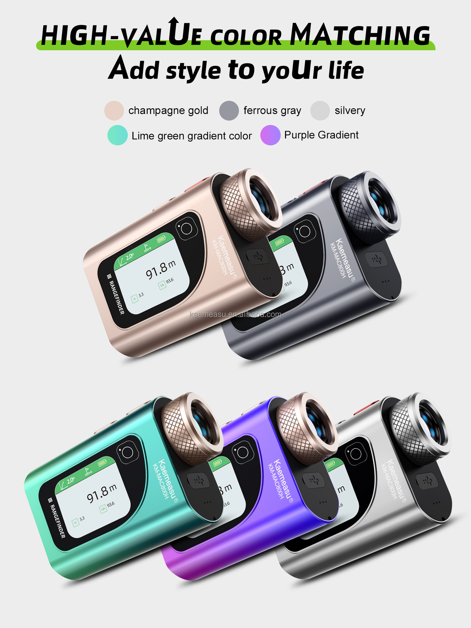 Customized Support OEM 600m Wireless Laser Measure Distance Meter Digital Ruler Combo High Accuracy for Engineers Architects Golfers