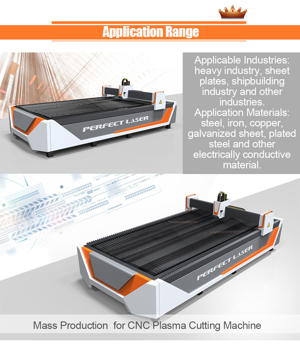1500*3000mm Auto Plasma Metal Cutting Machine For 25mm Carbon Steel and Stainless Steel