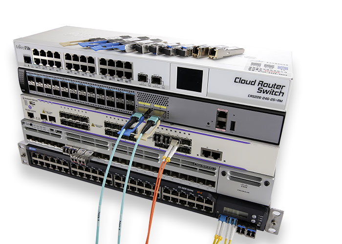 ES3112 - 3LCD2 Sfp Gigabit Ethernet Module , Duplex LC Fiber Optic Transceiver
