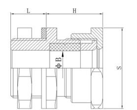 ATEX IP66 Cable Gland Explosion Proof Ex Proof Cable Gland IECEx