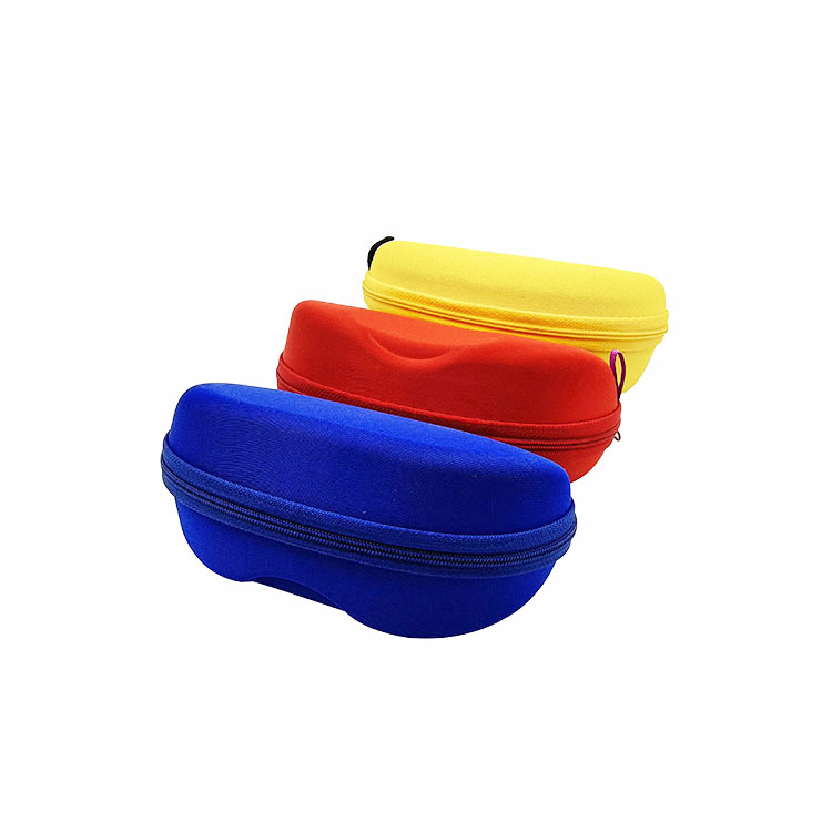 Customization Spectacle Glasses Case With Zipper Eyeglass Travel Case Anti Pressure