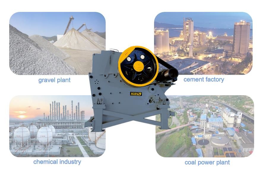 75kw Jaw Rock Crusher 355 Tph Made Of Steel Good Crushing Effect