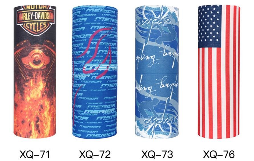 Multi Function Seamless bandana Riders Face Mask warm Neck Tube 100% polyester microfibre Bicycle Cycling Camping scarf
