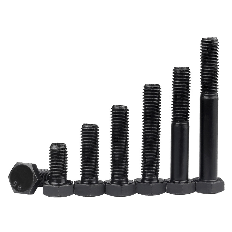 ISO9001 Certified M6-M36 M10 Black Hex Bolt nut washer 8.8 12.9 Grade with DIN Standard