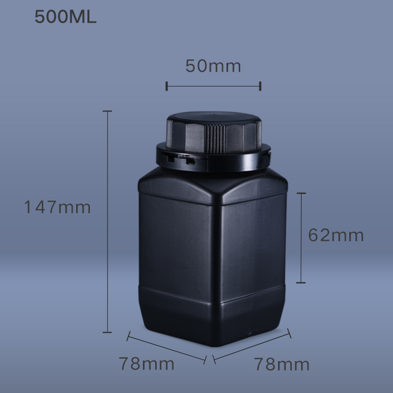 Leakproof HDPE LDPE Plastic Bottles For Chemical Liquid Glue Oil Packaging 16 oz