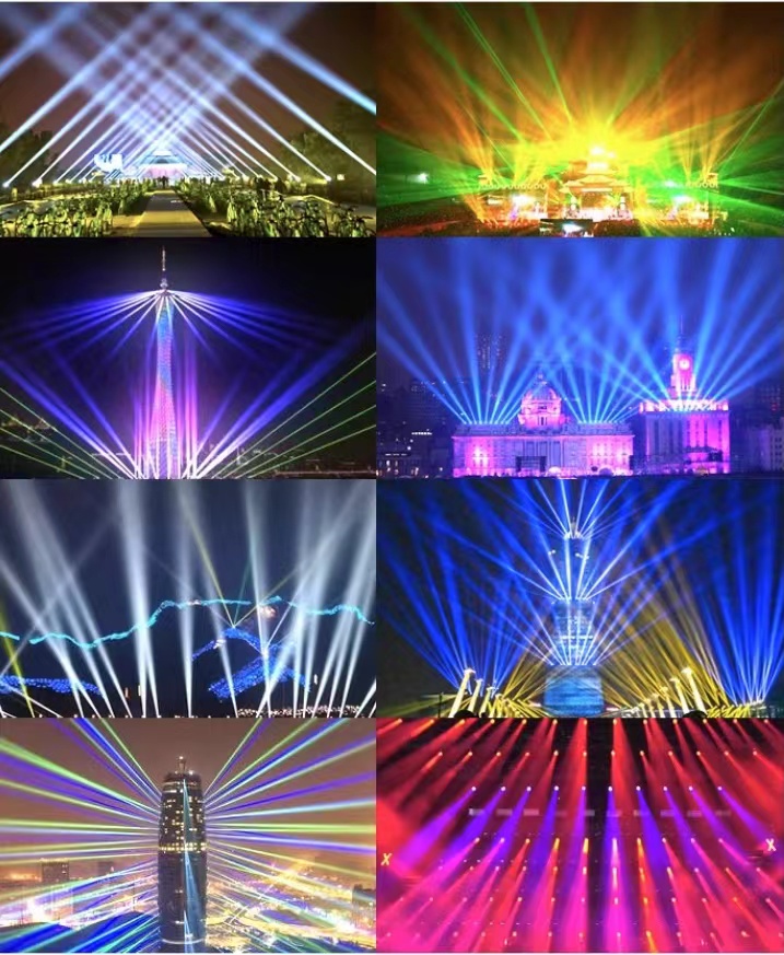 DMX512 Control Mode LED Six-eyes Rgb Laser Light 6 Lens Red Dot Pixel Beam Laser Concert Led Effect Light