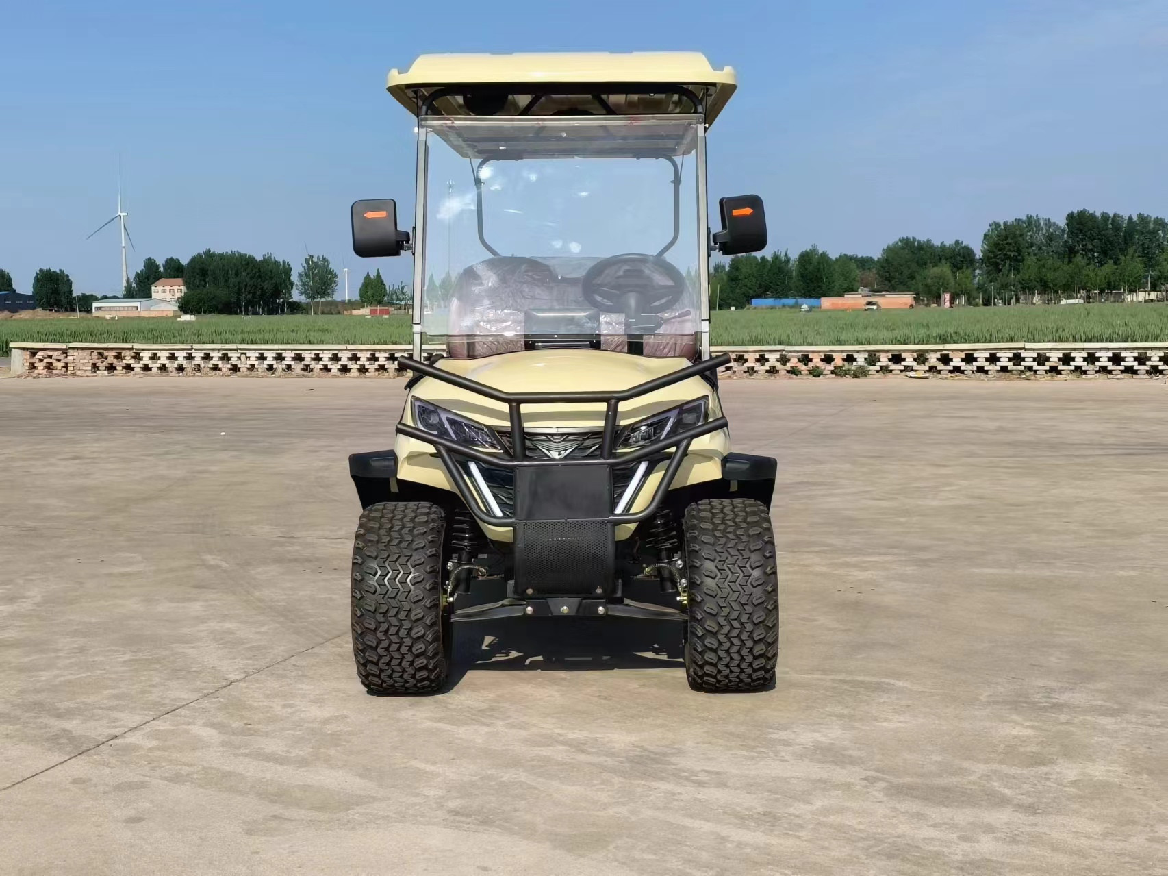 6-seater Classic Golf Cart Equipped With Suspension System, Shock Absorption Performance Is First-class, Can Easily Deal With Grass, Sand And Other