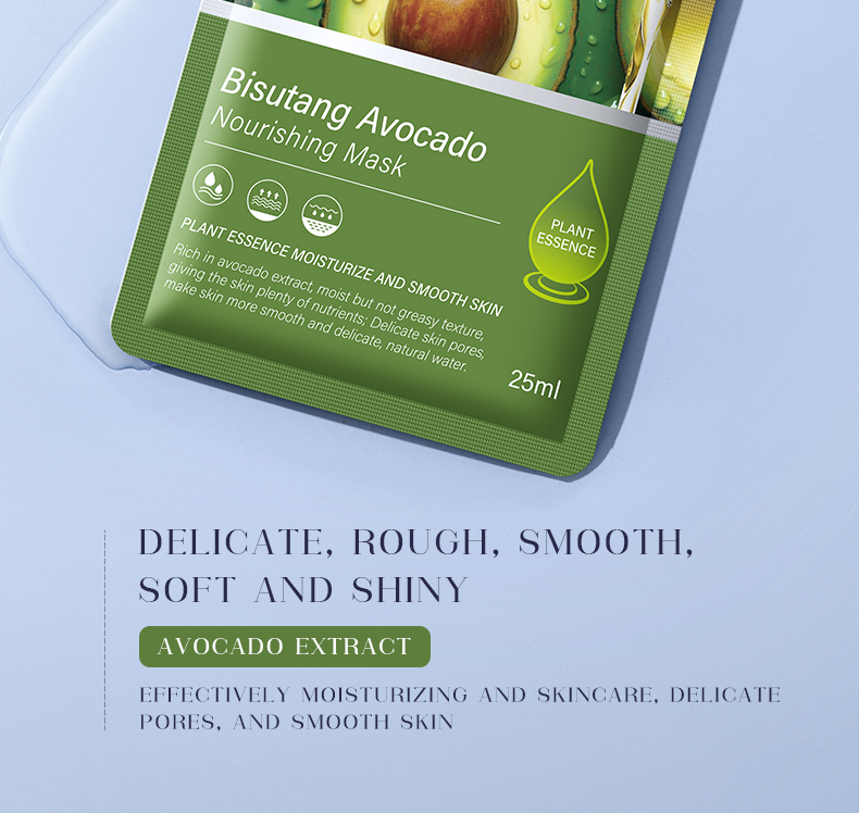 OEM Beauty Moisturizing Nourishing Strawberry Orange Cucumber Avocado Natural Apple Face Mask