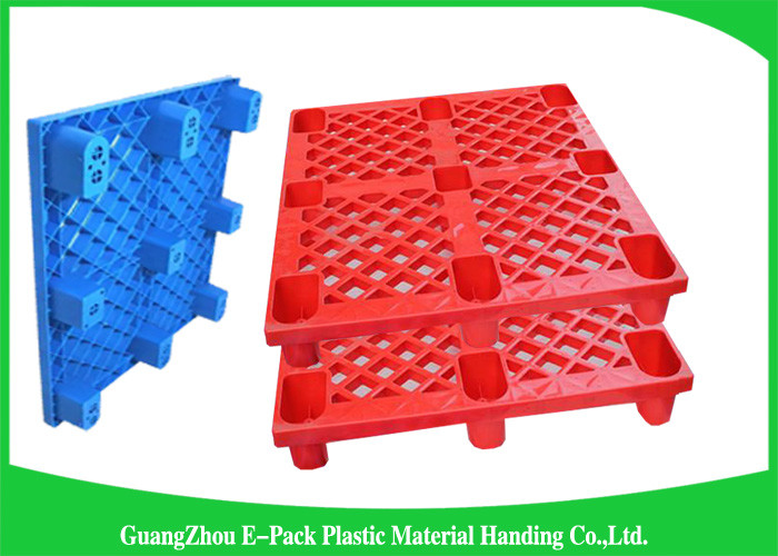 Stackable Warehouse Rackable Plastic Pallets , Light Duty 40 X 48 Plastic Pallets