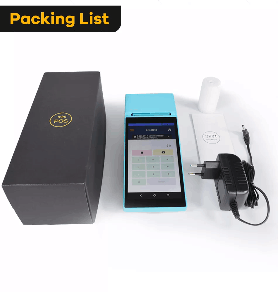 Barway SP01 5.5 Inch Android Handheld POS Terminal Fits Lottery Tickets POS Machine