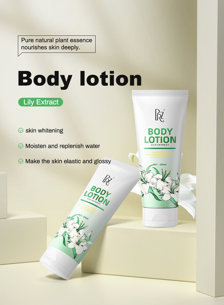 Private Label 200ml Lightening Skin Moisture Body Lotion For Dry Skin