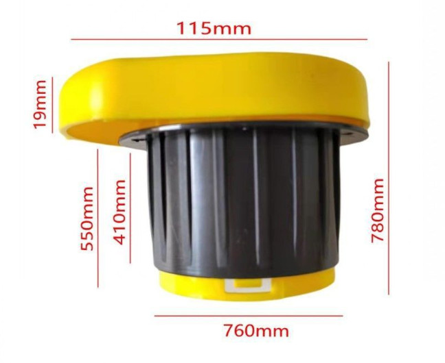 Manual Durable 76mm/3inches Core Plastic Hand-Saver Lightweight Compact Small Type Stretch Film Wrapping Dispenser
