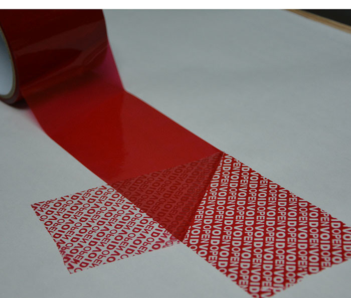Tamper-evident security anti-counterfeit seal tape for carton package