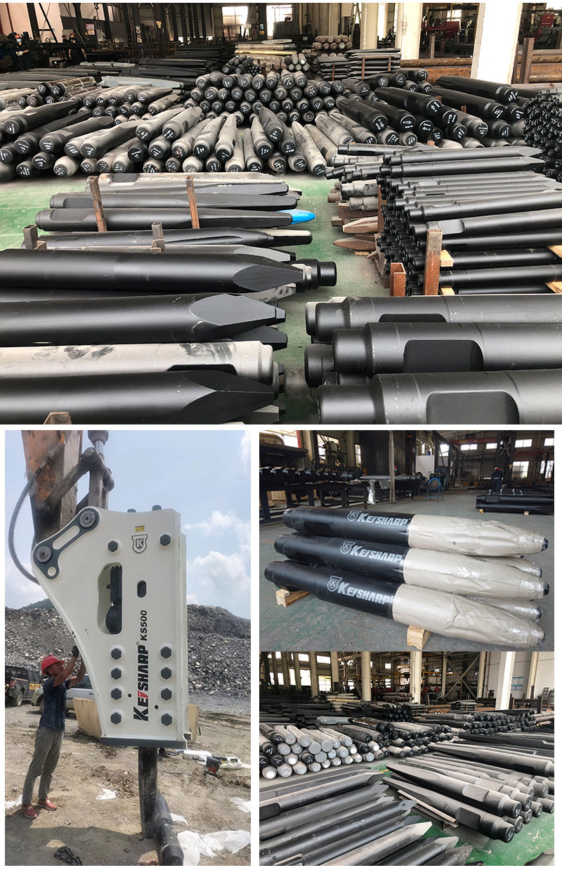 Powerful Rork Drill Rod For Atlas Copco Hydraulic Breaker Hammer And CE Certificate