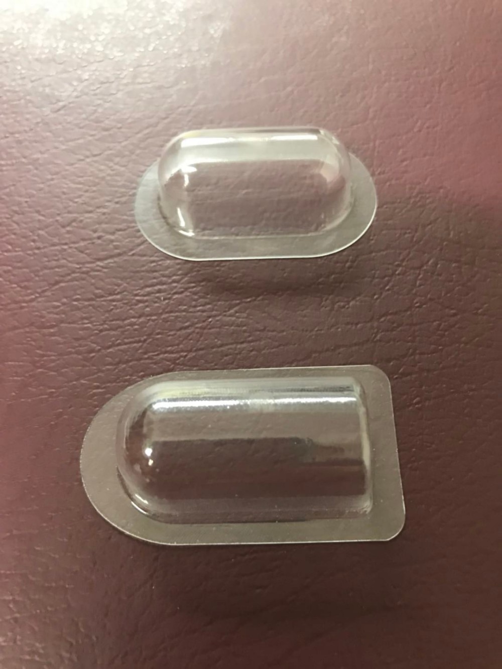 Plastic Blister Single Pill Container 3ml ISO9001 Metal Cap