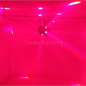 Infinite Rotation Double Heads Mini Mobile DJ Disco LED Ball Laser Moving Head