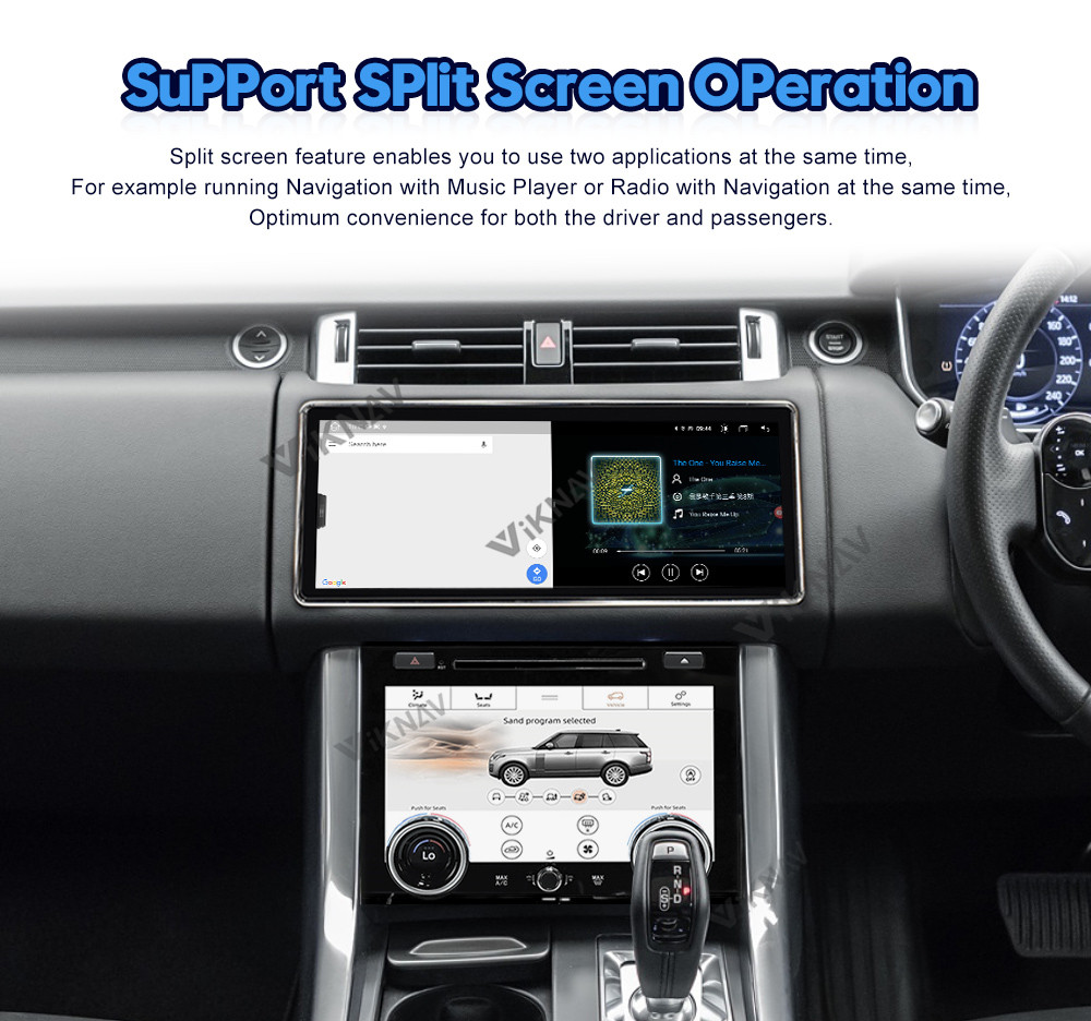 12.3inch Car radio For Range Rover Sport Right Peptide L494 Multimedia Player Stereo Android GPS Navigation Carplay