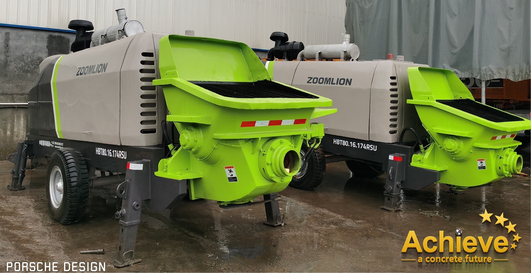 Used Zoomlion Concrete Stationary Pump