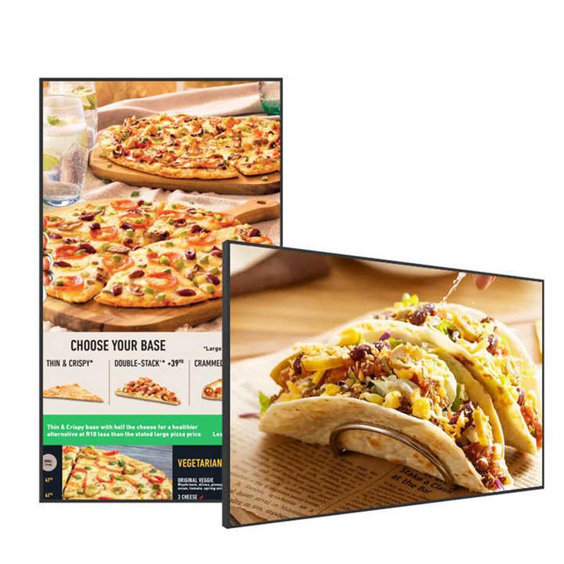1920 X 1080 Resolution Hanging Wall Mounted Digital Signage For Shopping Mall Advertising (Black) 02