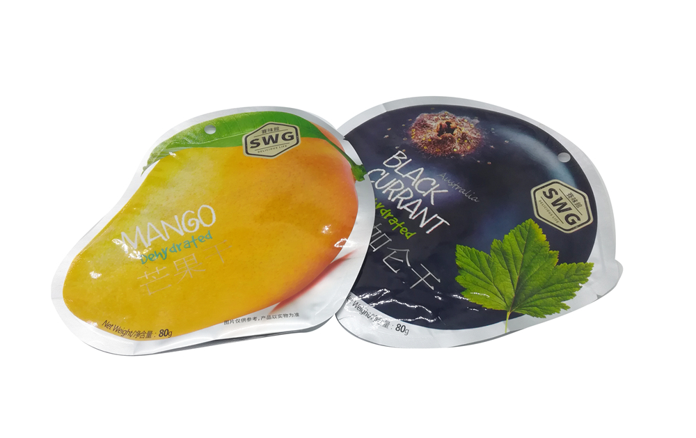 whosale custom printed freeze high quality food grade dried fruit packaging bags dried fruit shaped pouch