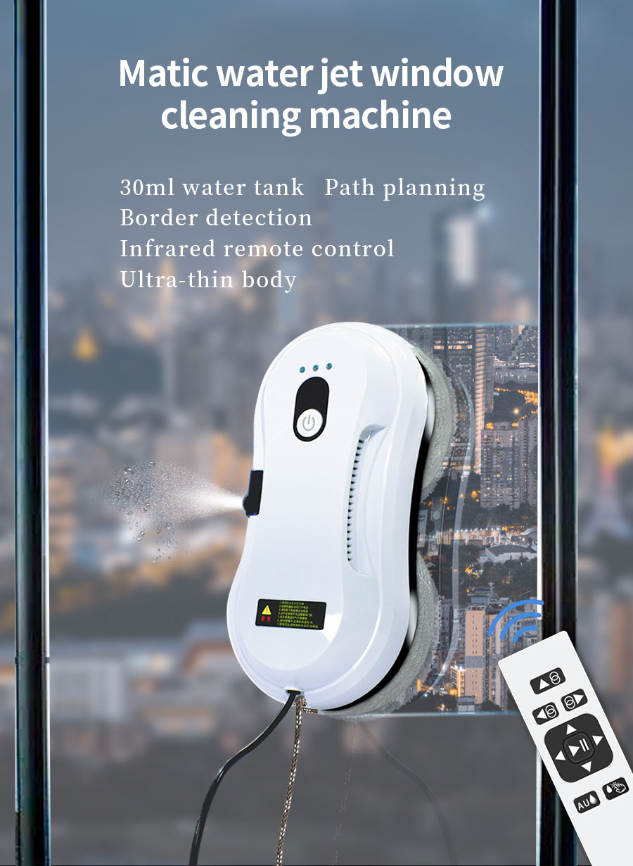 2mins/M2 Window Cleaner Robot Anti Falling Automatic Skyscraper Window Cleaner 24V