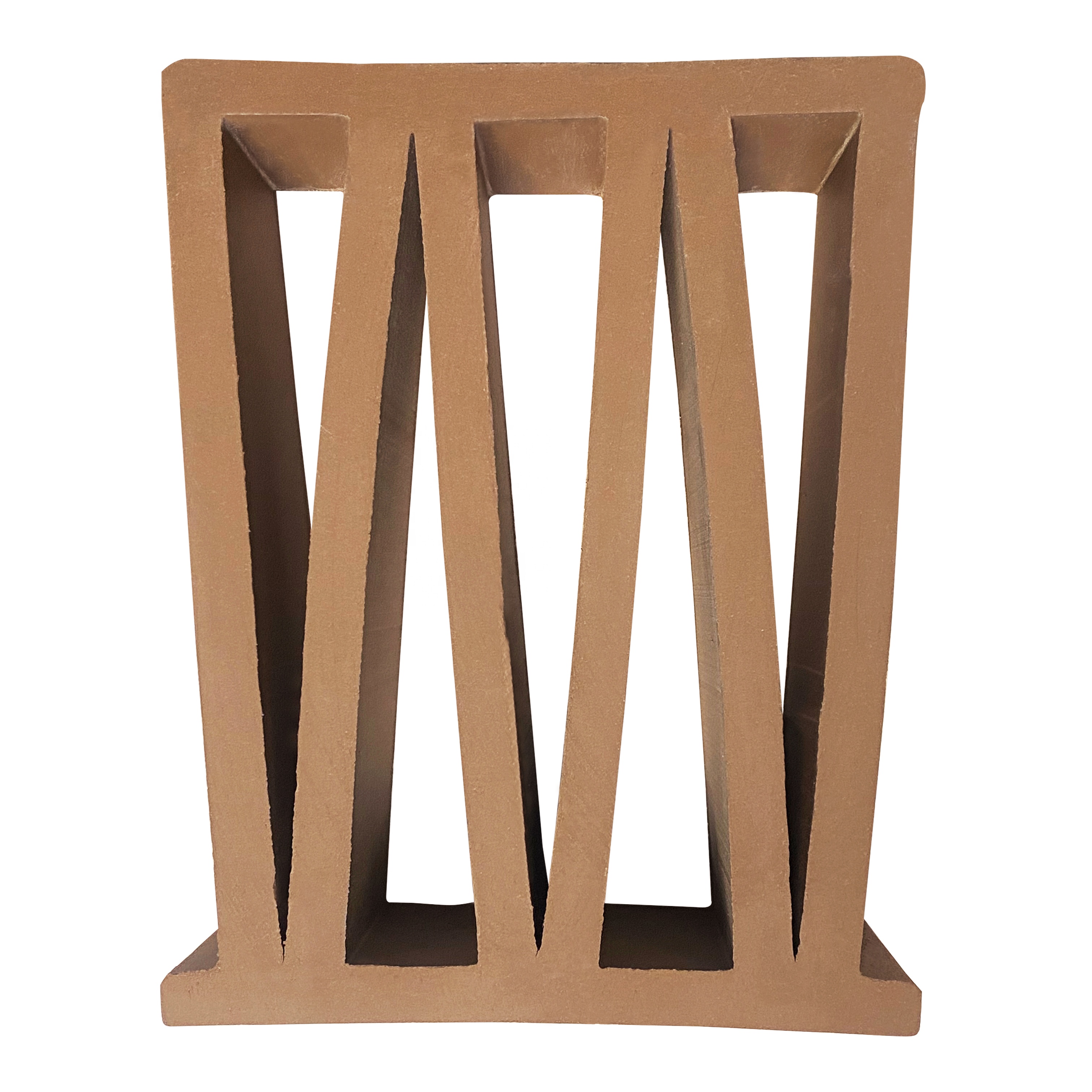 Matt Surface Terracotta Breeze Blocks Panels For M-Shaped Yellow Clay Bricks And Wind Screen Tiles