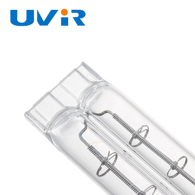 Clear Quartz Twin Tube Infrared Lamps ,55V 400w Halogen Heater Element