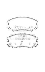  Lucas Audi Brake Pad F291 , Front Ceramic Brake Pads 4436981291 Manufactures