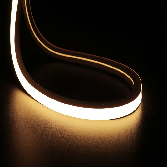 DC24V Vertical Bending & Horizontal Bending Flexible Led Neon Strip twist neon flex 5000K