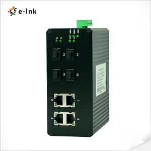 China Industrial 8-Port Gigabit Switch with 4 RJ45 + 4 SFP DIN-Rail IP40 on sale