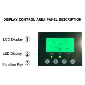 Home RV Hotel Use PV Solar Inverter 1.5KW LCD+LED Display MPPT With Battery