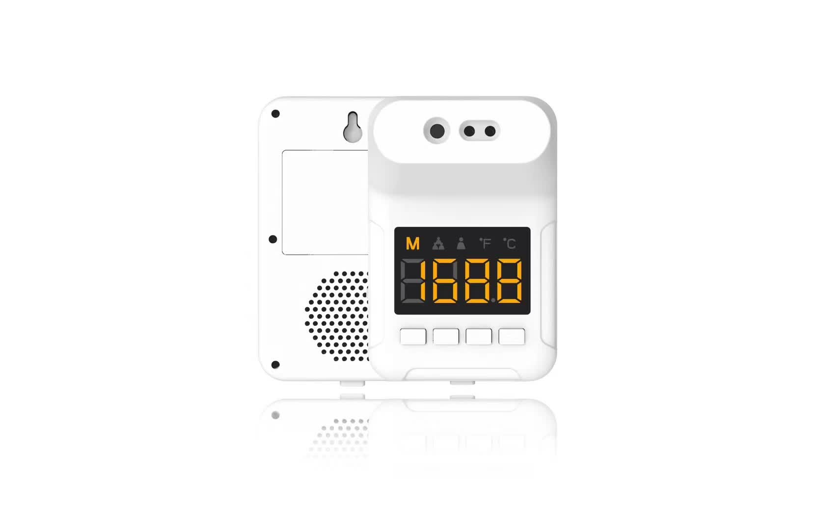 42.9 Centigrade 350g 999 Counting Wall Mounted IR Counter