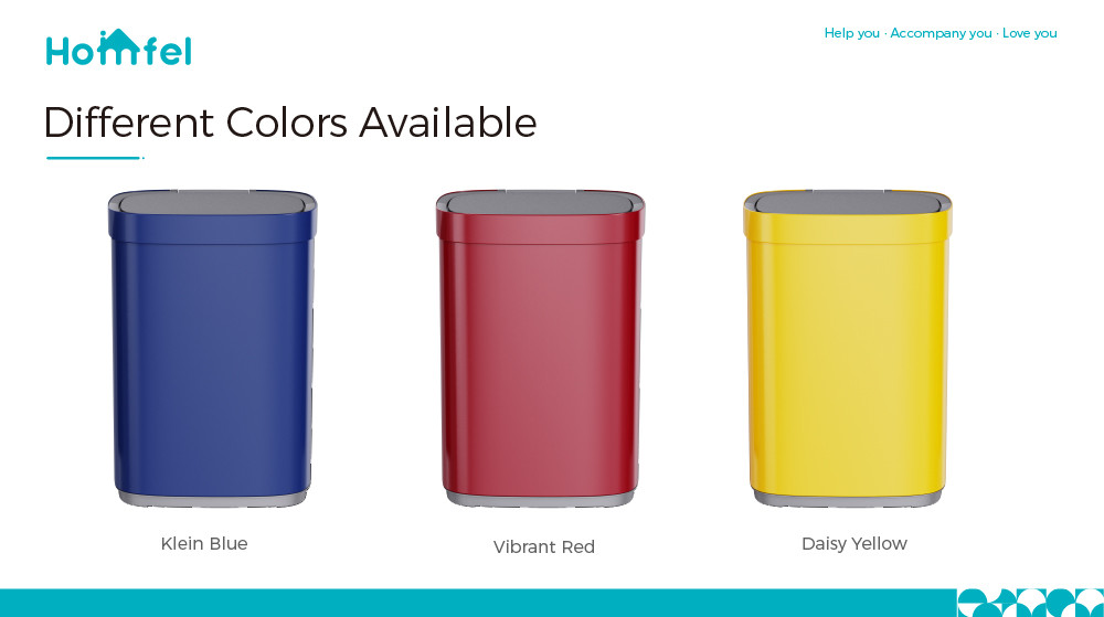 Home Stainless Steel Garbage Bin with Automatic Sensor and Batteries Required Customized Smart Trash Bin