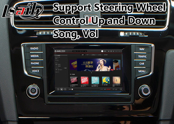 Lsailt Android 9.0 Volkswagen Video Interface for VW tiguan Car GPS Navigation Youtube Google