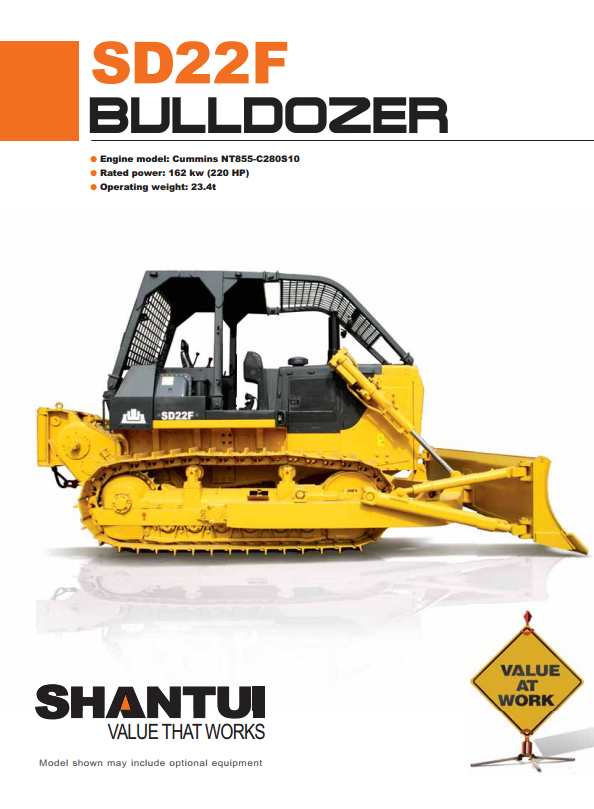 Low price and warranty Shantui SD22F Dozer for logging