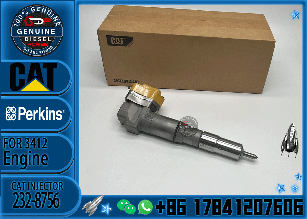 Diesel Common Rail Fuel Injector Nozzle 232-8756 2C0273 4CR01974 For CAT Caterpillar 3412 engine 2328756