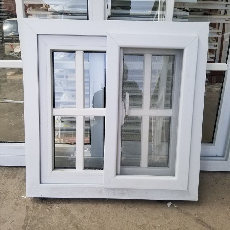 Hurricane Impact UPVC Double Glazed Modern Window Design Soundproof Sliding Window