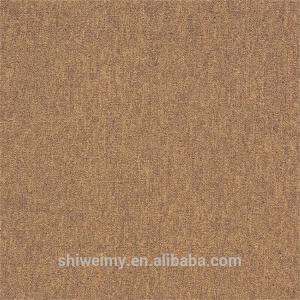 100% Invista nylon material pure color loop pile carpet tiles for office